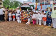 रायगड जिल्हा परिषद शाळा उणेगाव येथे भक्ती आणि प्रबोधनाचा अनोखा संगम: आषाढी एकादशीनिमित्त 'वृक्ष दिंडी' उत्साहात संपन्न