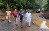 ताम्हिणी घाट रस्त्याची पालकमंत्री भरत गोगावले यांच्याकडून प्रत्यक्ष पाहणी प्रवाशांच्या सुरक्षिततेला सर्वोच्च प्राधान्य; रस्ता युद्धपातळीवर सुरू करण्याचे आश्वासन